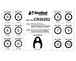 Комплект ключей под гайки распылителя форсунок CR — DL-CR50262-foto3